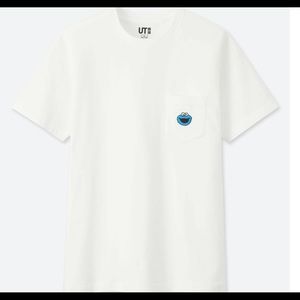 Kaws X Sesame Street Cookie Monster Graphic Shirt